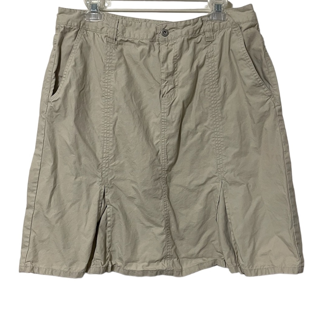 Eddie Bauer Khaki Skirt Size 14